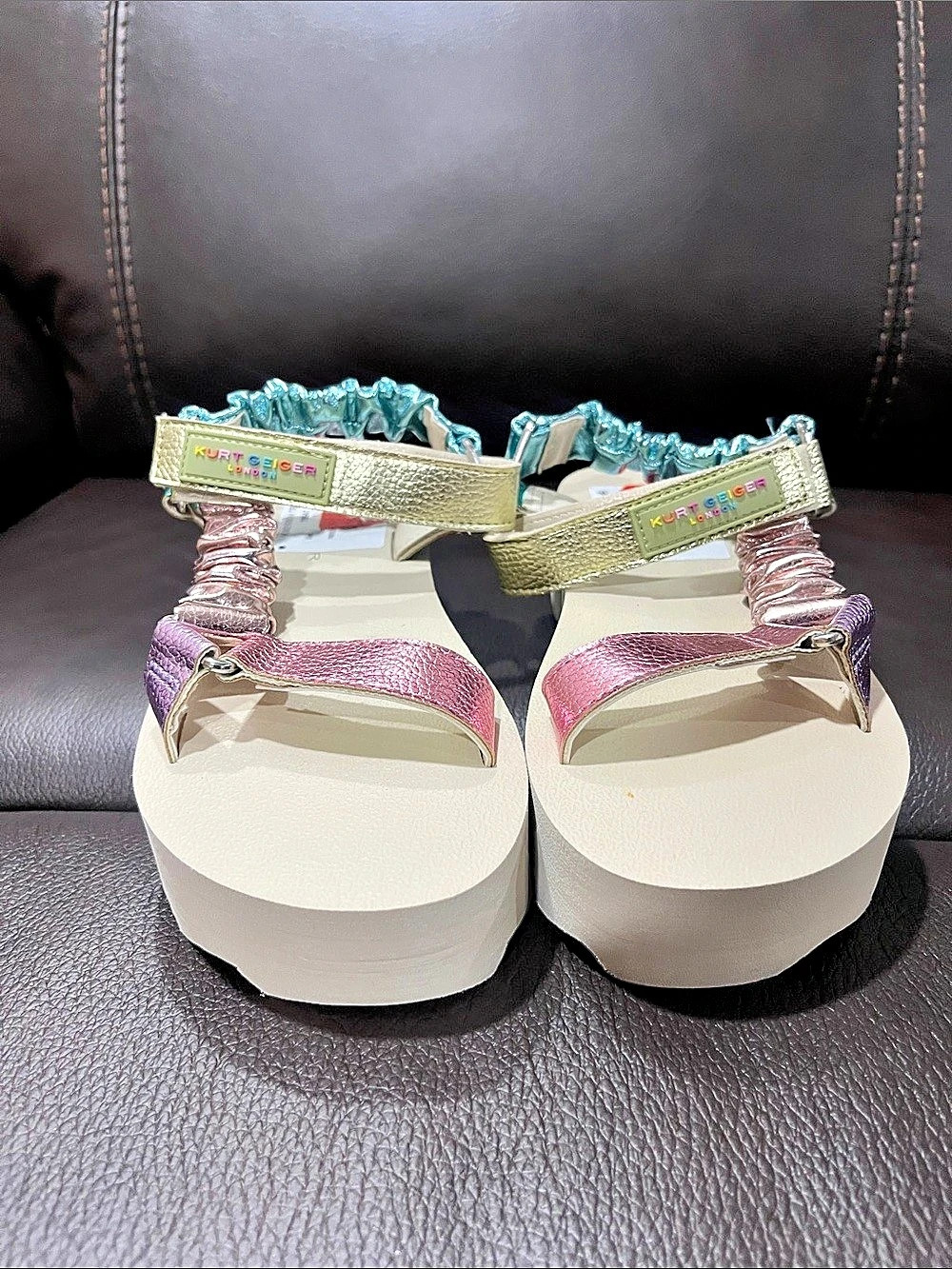 Kurt Geiger London Orson Sandals Orson Platform Sandals Pink & Blue